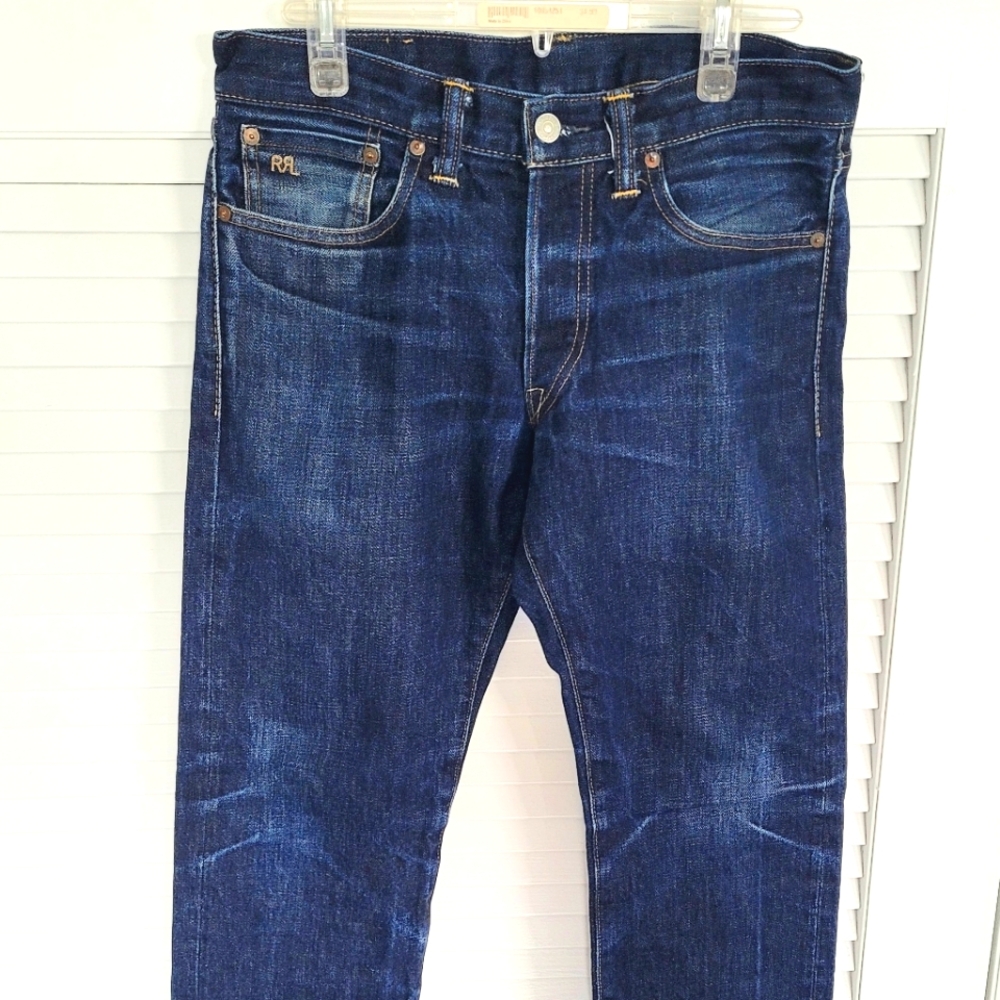 Ralph Lauren Double RL Slim Fit Selvdge Denim Jeans